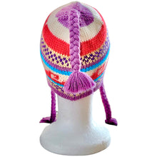 Load image into Gallery viewer, Kids Alpaca Chullo Hat
