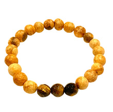 Load image into Gallery viewer, Palo Santo And Tiger Eye Gemstone Bracelet
