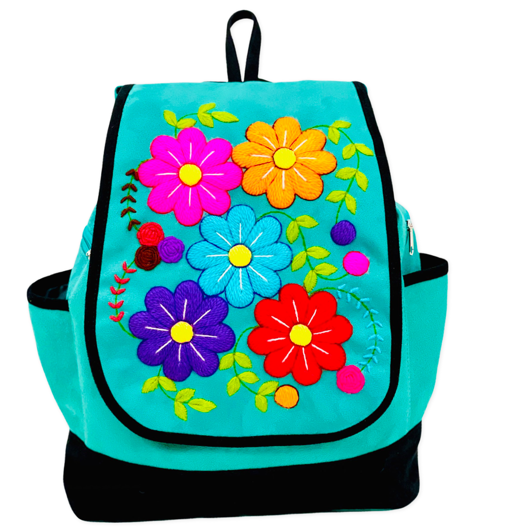 Embroidered Backpack-Nadia