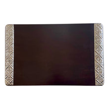 Load image into Gallery viewer, Luxurious Charcuterie Board-Mahogany Wood And Sterling Silver Accent- Pre Order Only
