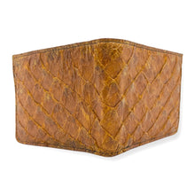 Load image into Gallery viewer, Genuine Arapaima Peruvian Fish Leather-Bifold Wallet
