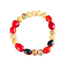 Load image into Gallery viewer, Palo Santo and Huayruro Seeds Bracelets
