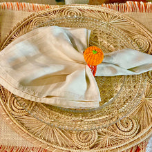 Load image into Gallery viewer, Iraca Palm Napkin Rings-Orange
