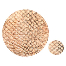Load image into Gallery viewer, Genuine Araipaima Fish Leather Round Placemats
