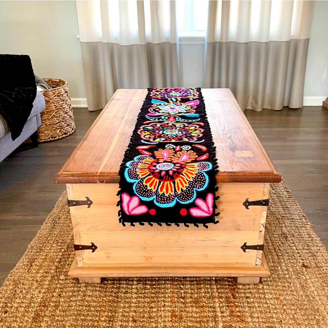 Hand Embroidered Table Runner - Coya