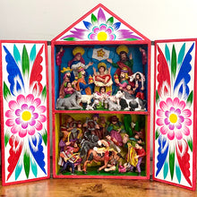 Load image into Gallery viewer, Peruvian Retablo-Medium Nativity
