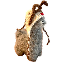 Load image into Gallery viewer, Luxurious Mini Stuffed Toy - Rudolph Reindeer Chullo Hat
