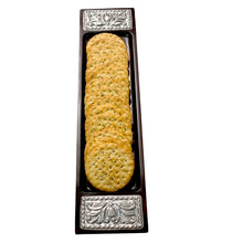 Load image into Gallery viewer, Mahogany Cracker Tray with Sterling Silver Accents
