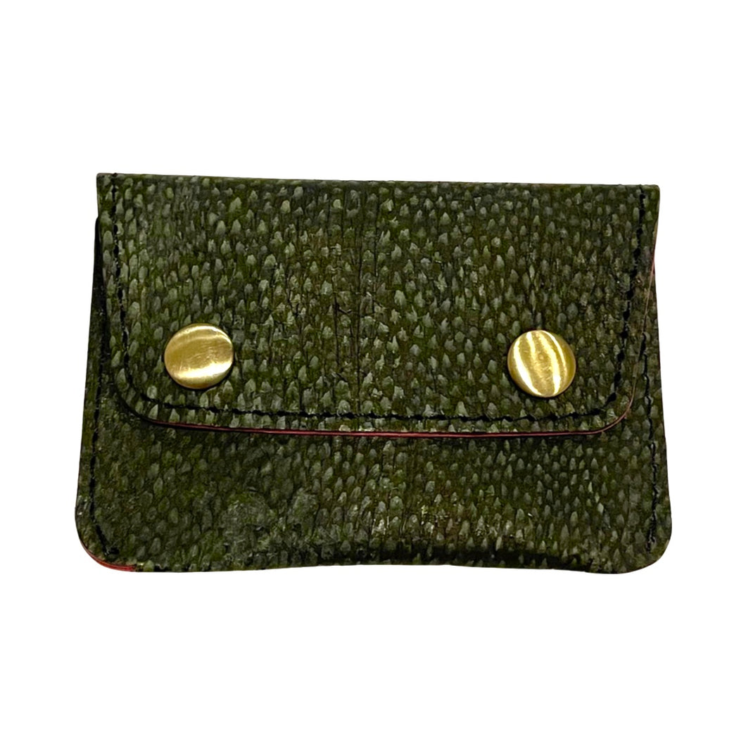 Genuine Mahi-mahi Fish Leather-Double snap wallet