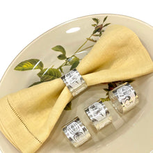 Load image into Gallery viewer, Silver Plated Napkin Ring Set
