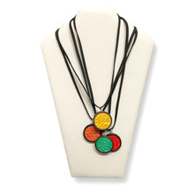 Load image into Gallery viewer, Bamboo And Sea Bass Leather Necklace
