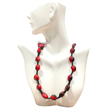 Load image into Gallery viewer, Adjustable Macrame Huayruro Necklace
