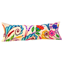 Load image into Gallery viewer, Embroidered Lumbar Pillow-Sucre
