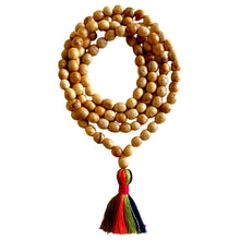 Load image into Gallery viewer, Mala Necklace-108 Palo Santo Wood Beads
