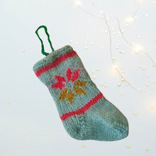 Load image into Gallery viewer, Hand Knitted Christmas Ornaments - Stockings
