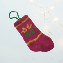 Load image into Gallery viewer, Hand Knitted Christmas Ornaments - Stockings
