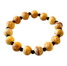 Load image into Gallery viewer, Palo Santo and Onyx Bracelet
