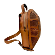 Load image into Gallery viewer, Genuine Fish Leather Backpack-Mahi Mahi
