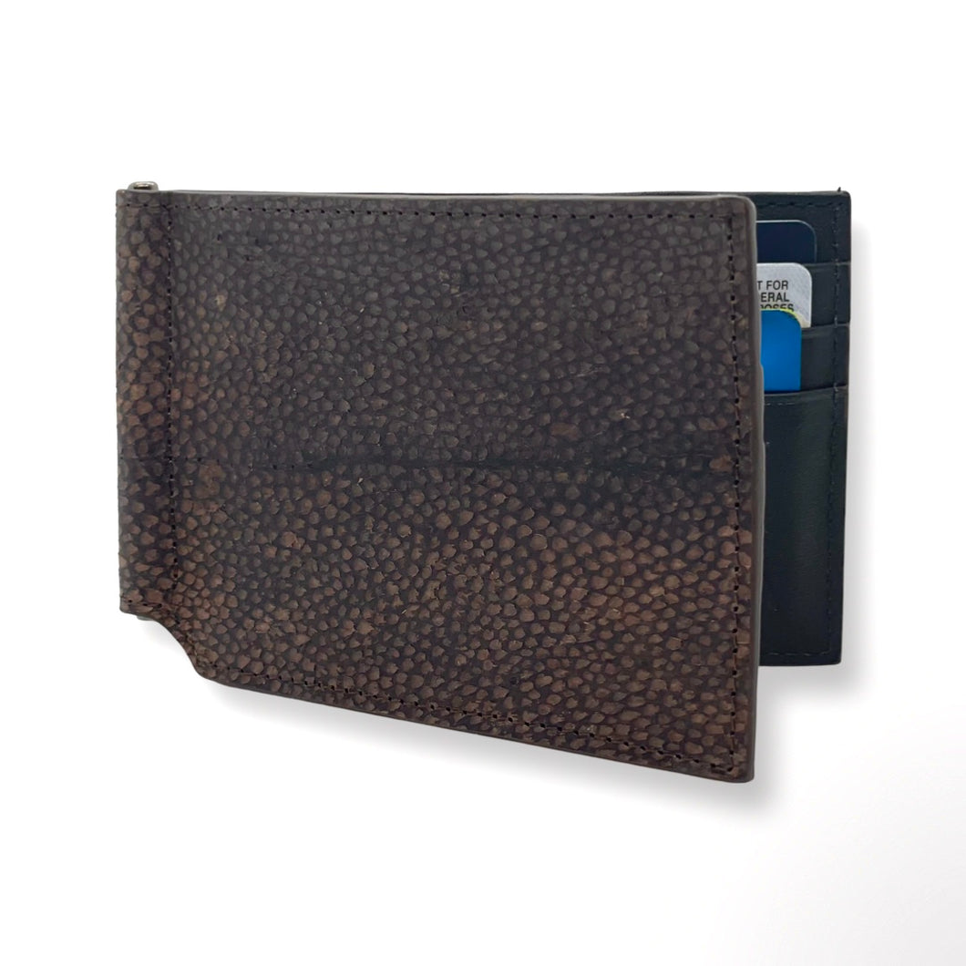 Genuine Mahi-Mahi Fish Leather Money Clip Wallet