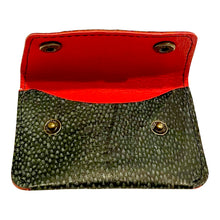 Load image into Gallery viewer, Genuine Mahi-mahi Fish Leather-Double snap wallet
