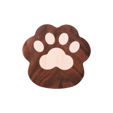 Load image into Gallery viewer, Walnut Paw Coasters
